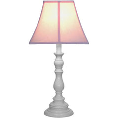  22" Table Lamp with White Base