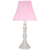  22" Table Lamp with White Base